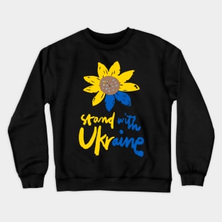 Stand With Ukraine Crewneck Sweatshirt